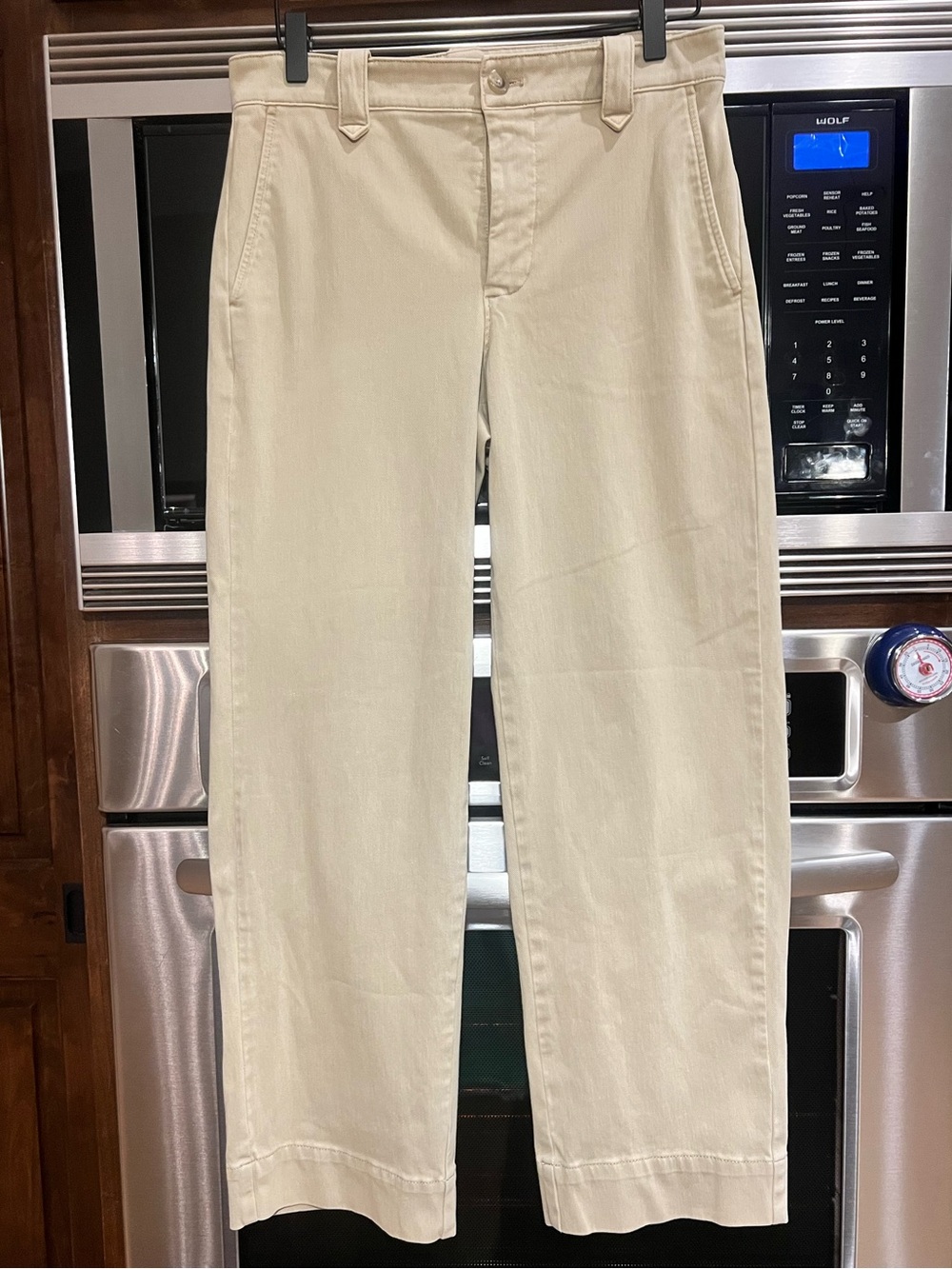 Women’s FAHERTY COASTLINE KNIT CHINOS BEIGE TAN KHAKIS STRETCH CASUAL SIZE 4 - Picture 3 of 12